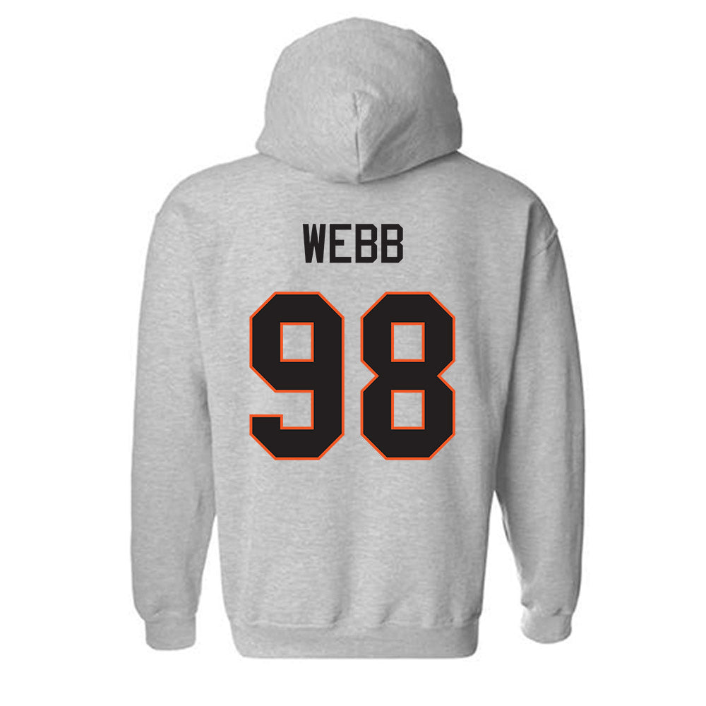 Oklahoma State - NCAA Football : Luke Webb - Classic Shersey Hooded Sweatshirt-1