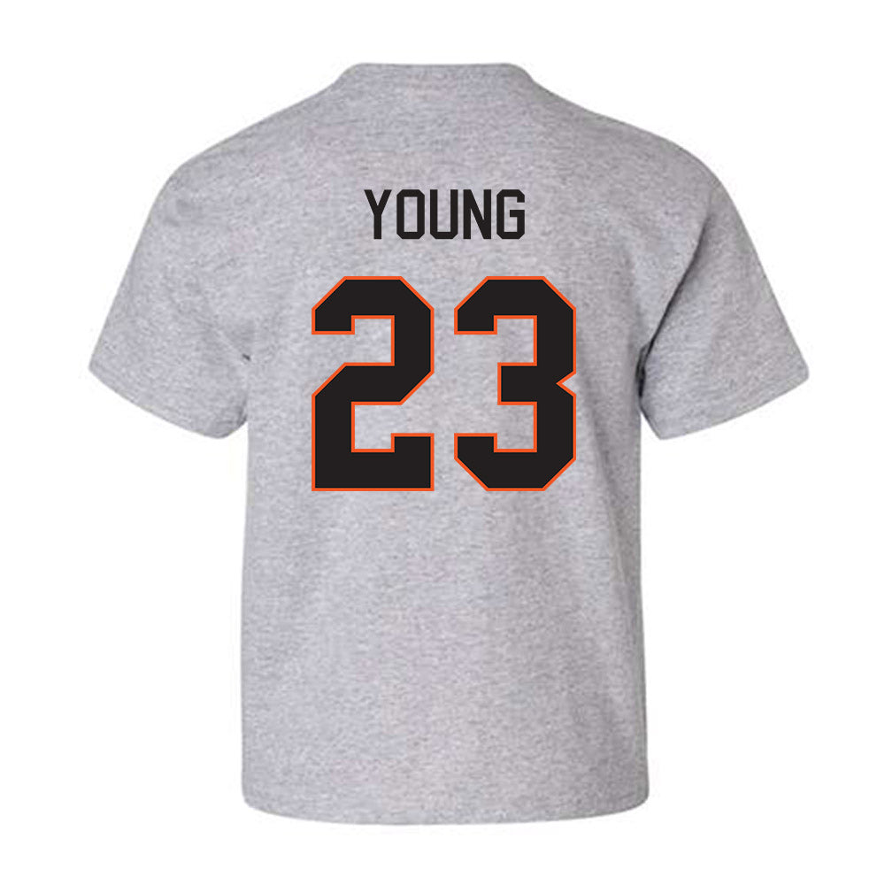 Oklahoma State - NCAA Football : Carl'veon Young - Classic Shersey Youth T-Shirt-1