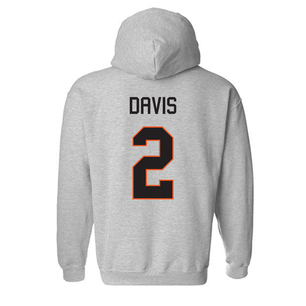 Oklahoma State - NCAA Football : Terrill Davis - Classic Shersey Hooded Sweatshirt-1