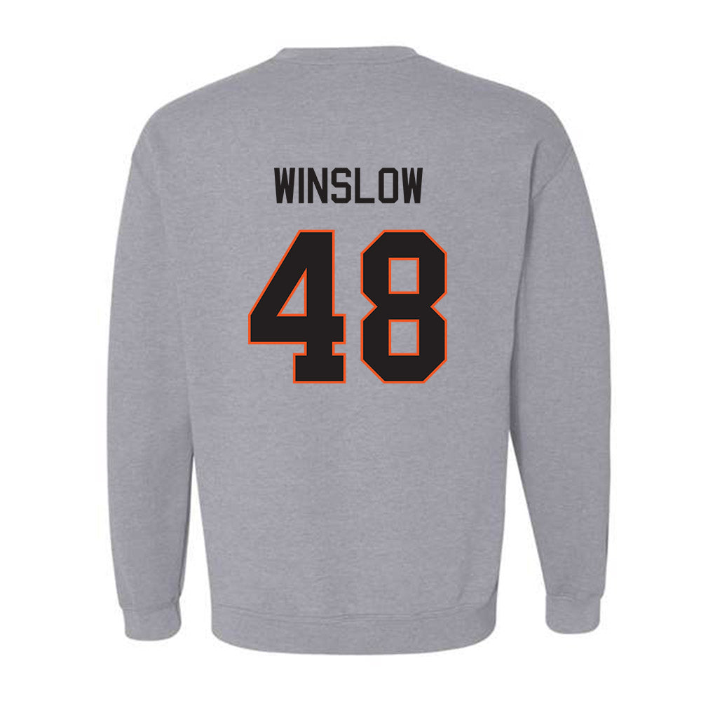 Oklahoma State - NCAA Baseball : Drew Winslow - Classic Shersey Crewneck Sweatshirt-1