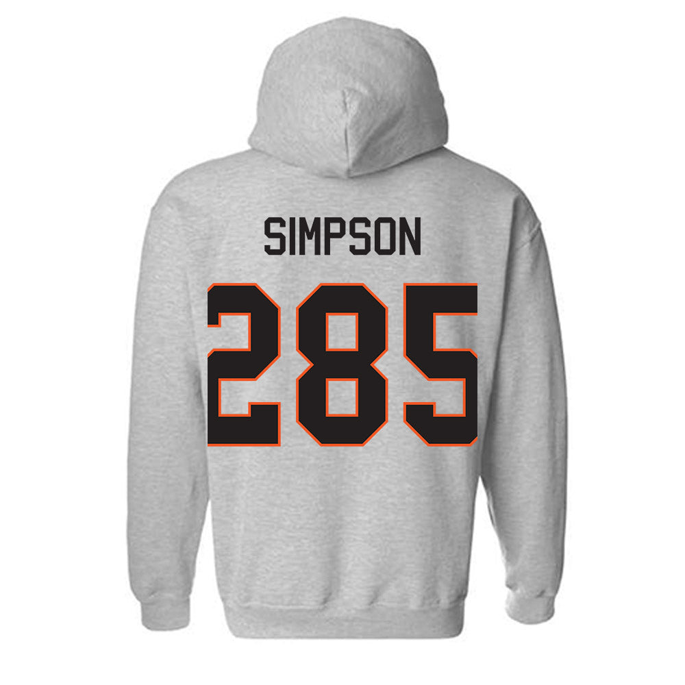 Oklahoma State - NCAA Wrestling : Hayden Simpson - Classic Shersey Hooded Sweatshirt-1