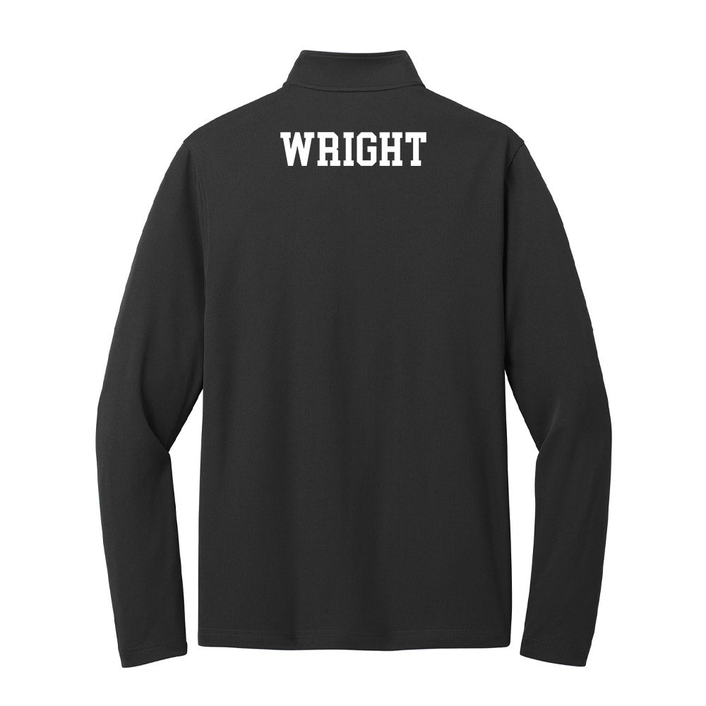 UNC Asheville - NCAA Men's Track & Field : Isaac Wright - Lightweight Quarter Zip Jacket-1