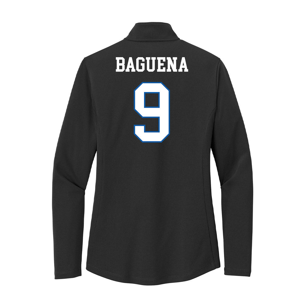 UNC Asheville - NCAA Men's Soccer : Sergio Baguena - Women's Lightweight Quarter Zip Jacket-1