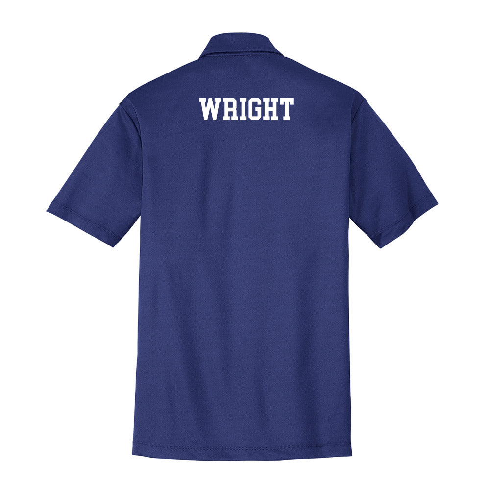 UNC Asheville - NCAA Men's Track & Field : Isaac Wright - Activewear Polo Shirt-1