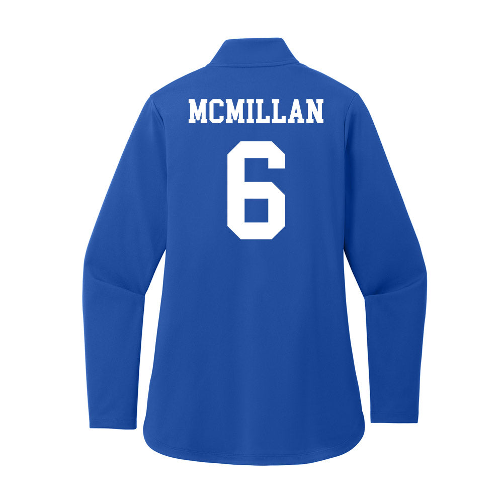 UNC Asheville - NCAA Women's Basketball : Kristen McMillan - Women's Premium Quarter Zip Jacket-1