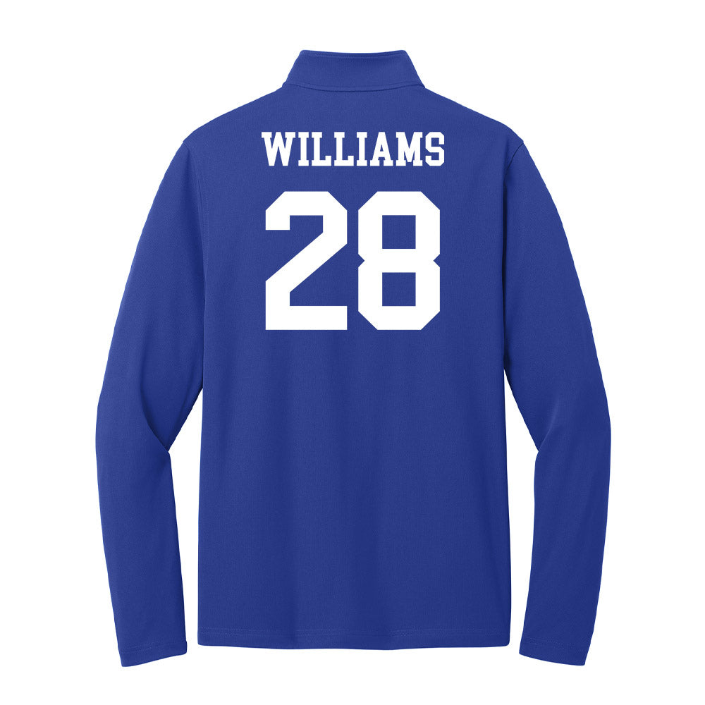 UNC Asheville - NCAA Women's Volleyball : Kimberly Williams - Lightweight Quarter Zip Jacket-1