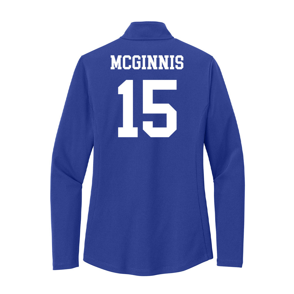 UNC Asheville - NCAA Baseball : Coleman McGinnis - Women's Lightweight Quarter Zip Jacket-1