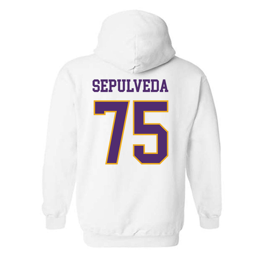 Albany - NCAA Football : Max Sepulveda - Classic Shersey Hooded Sweatshirt-1