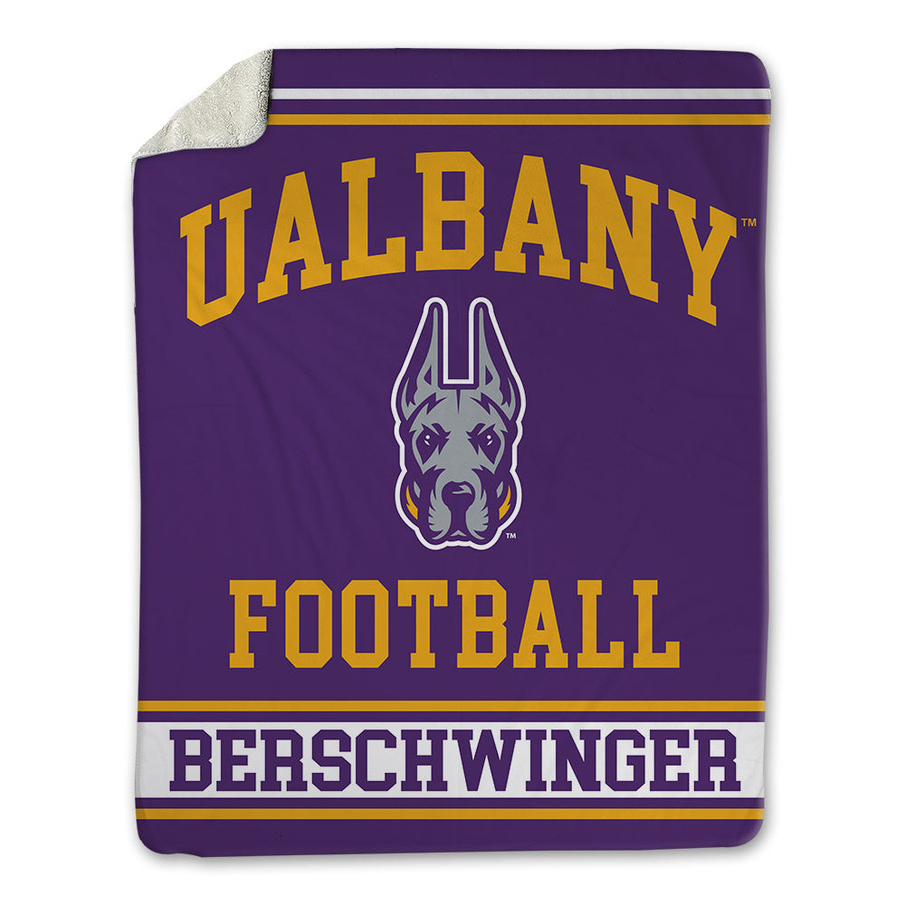 Albany - NCAA Football : Troy Berschwinger - Blanket-0