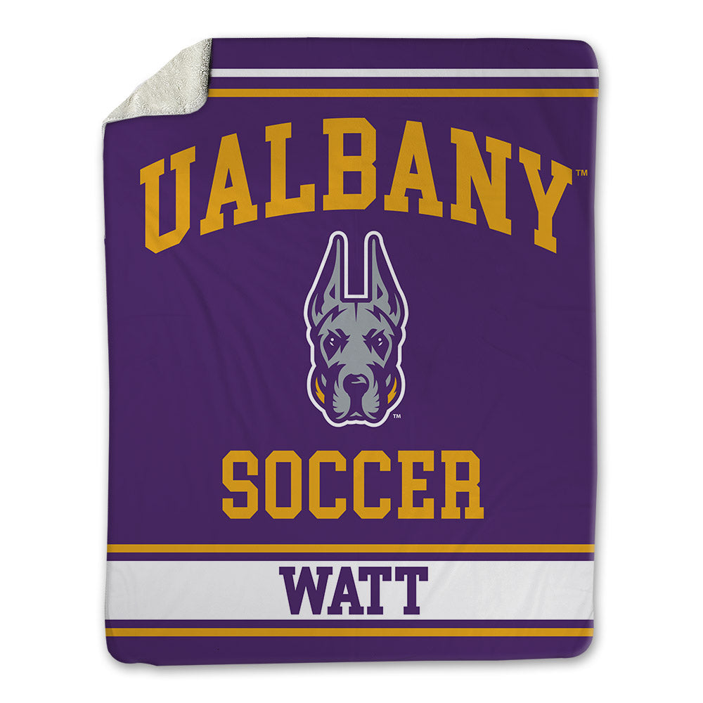 Albany - NCAA Men's Soccer : Lucas Watt - Blanket-0