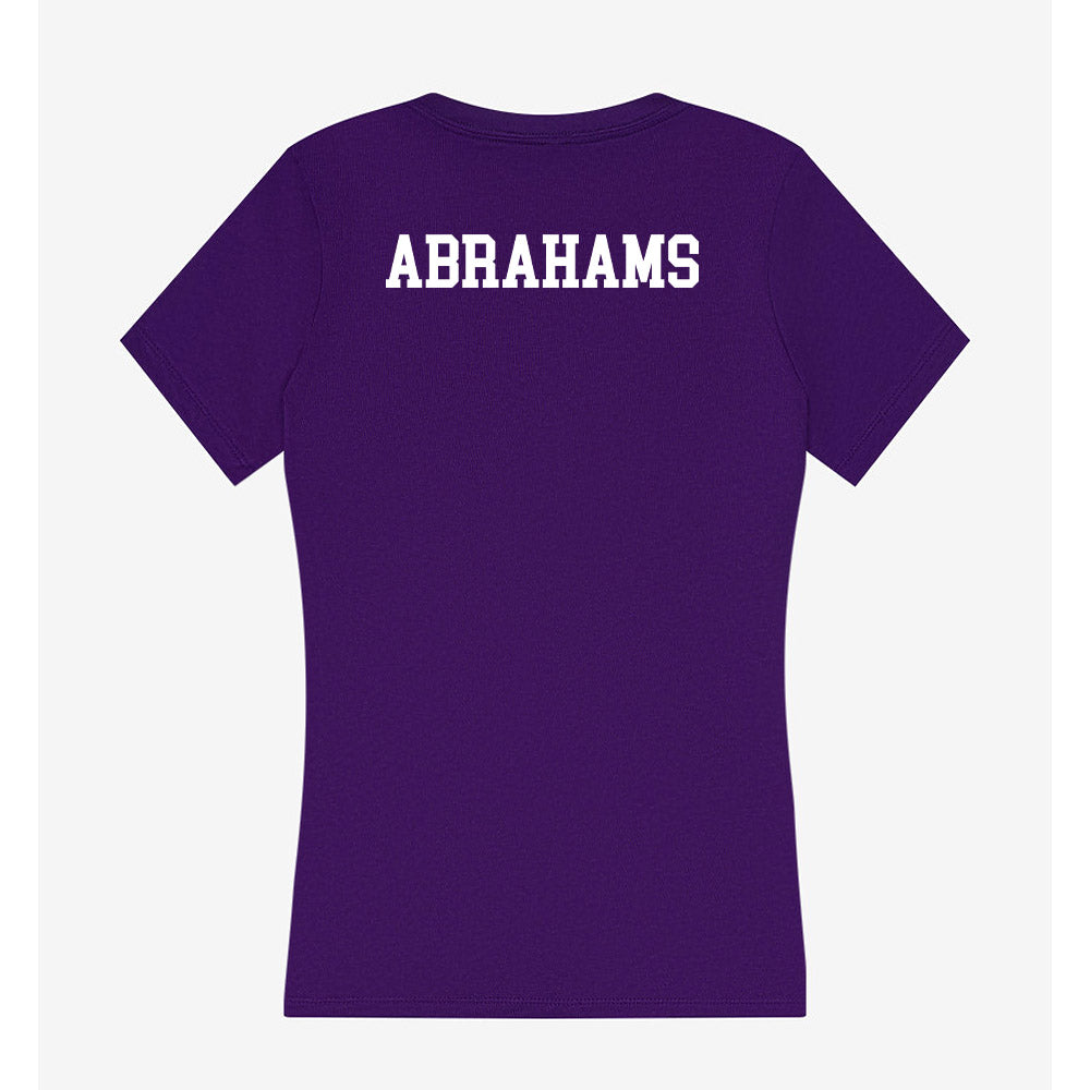 Albany - NCAA Women's Track & Field : Julissa Abrahams - Women's V-Neck T-Shirt-1