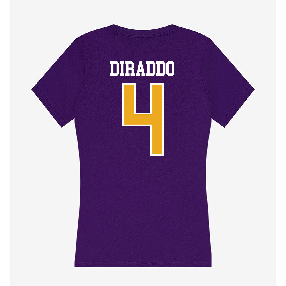 Albany - NCAA Women's Soccer : Julia DiRaddo - Women's V-Neck T-Shirt-1