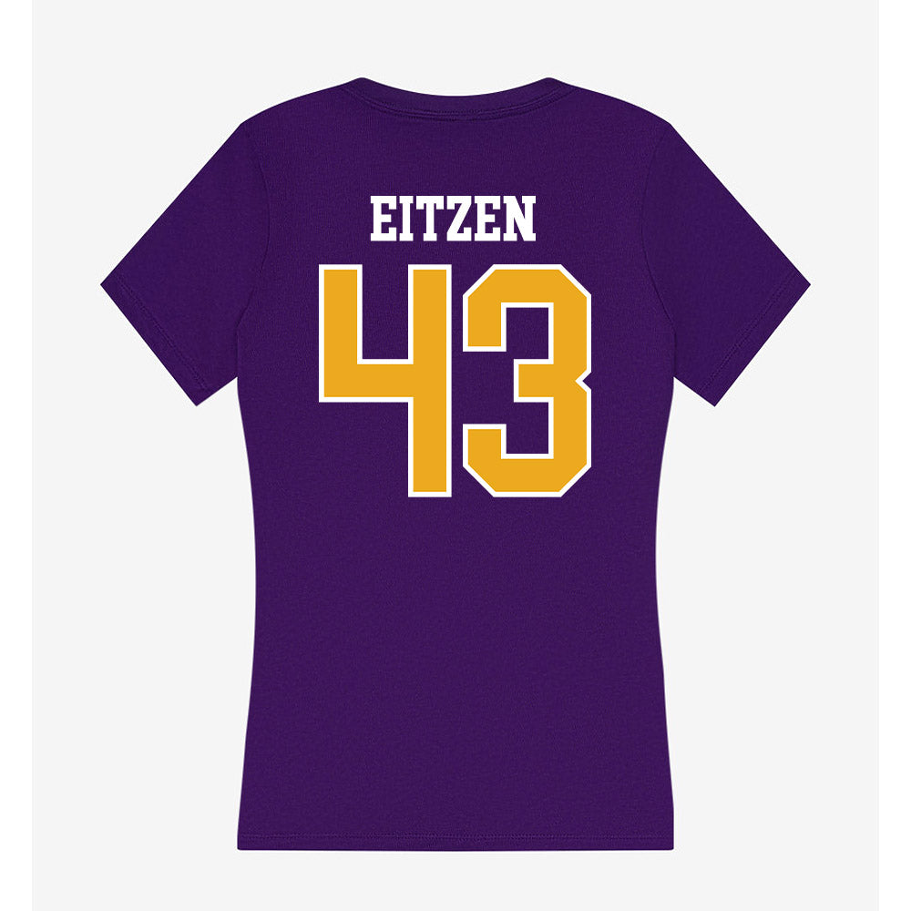Albany - NCAA Football : Dove Eitzen - Women's V-Neck T-Shirt-1