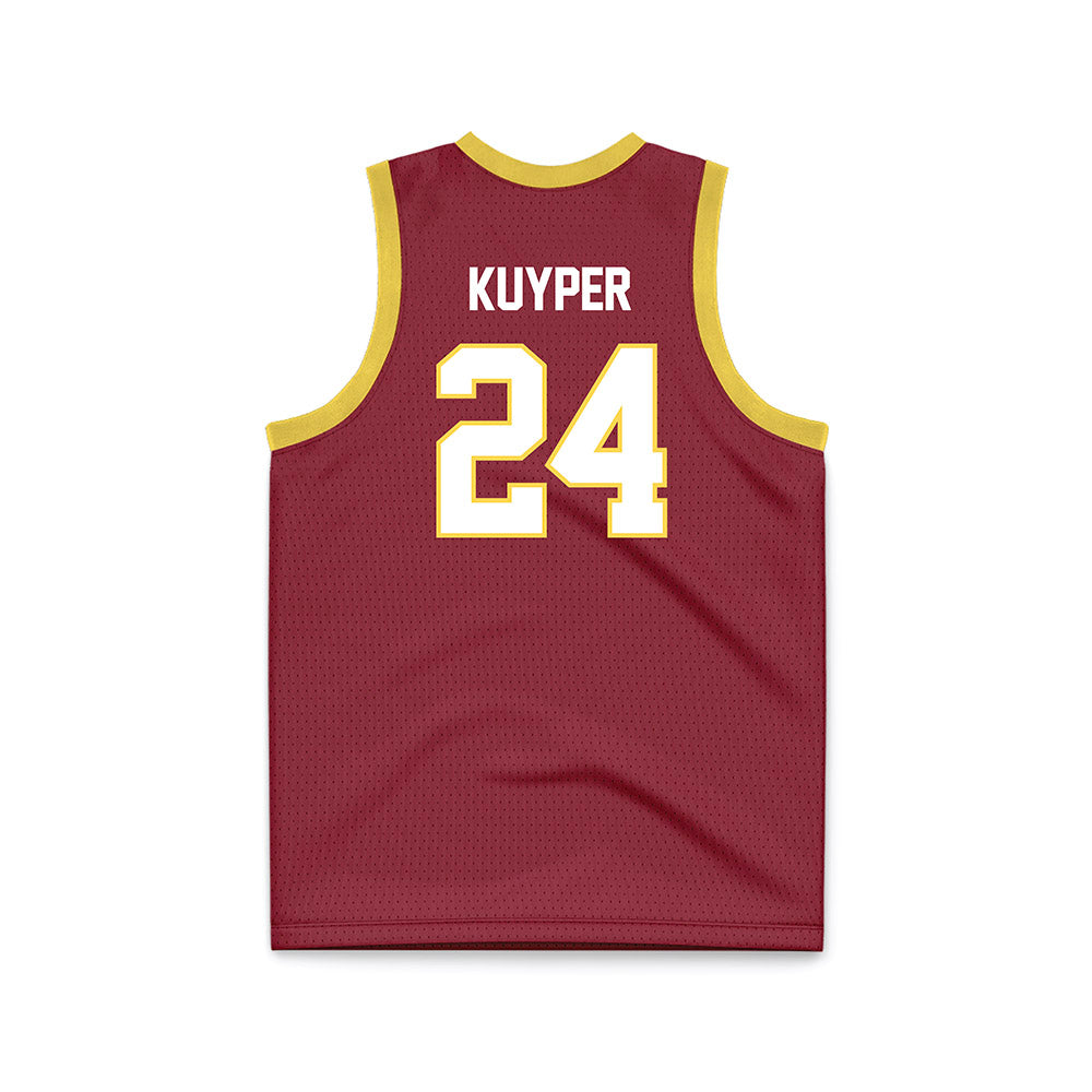 NSU - NCAA Women's Basketball : Carli Kuyper - Maroon Basketball Jersey-1
