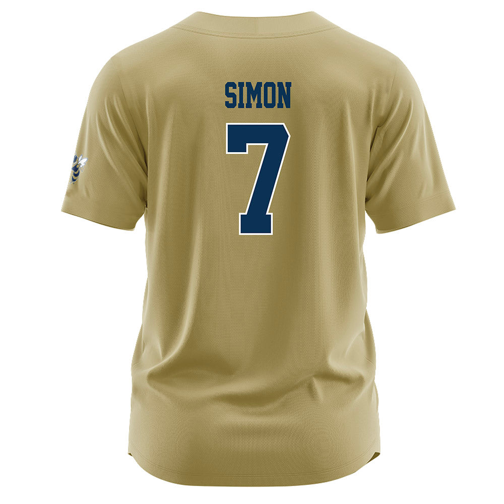 Georgia Tech - NCAA Softball : Emma Simon - Gold Jersey-1