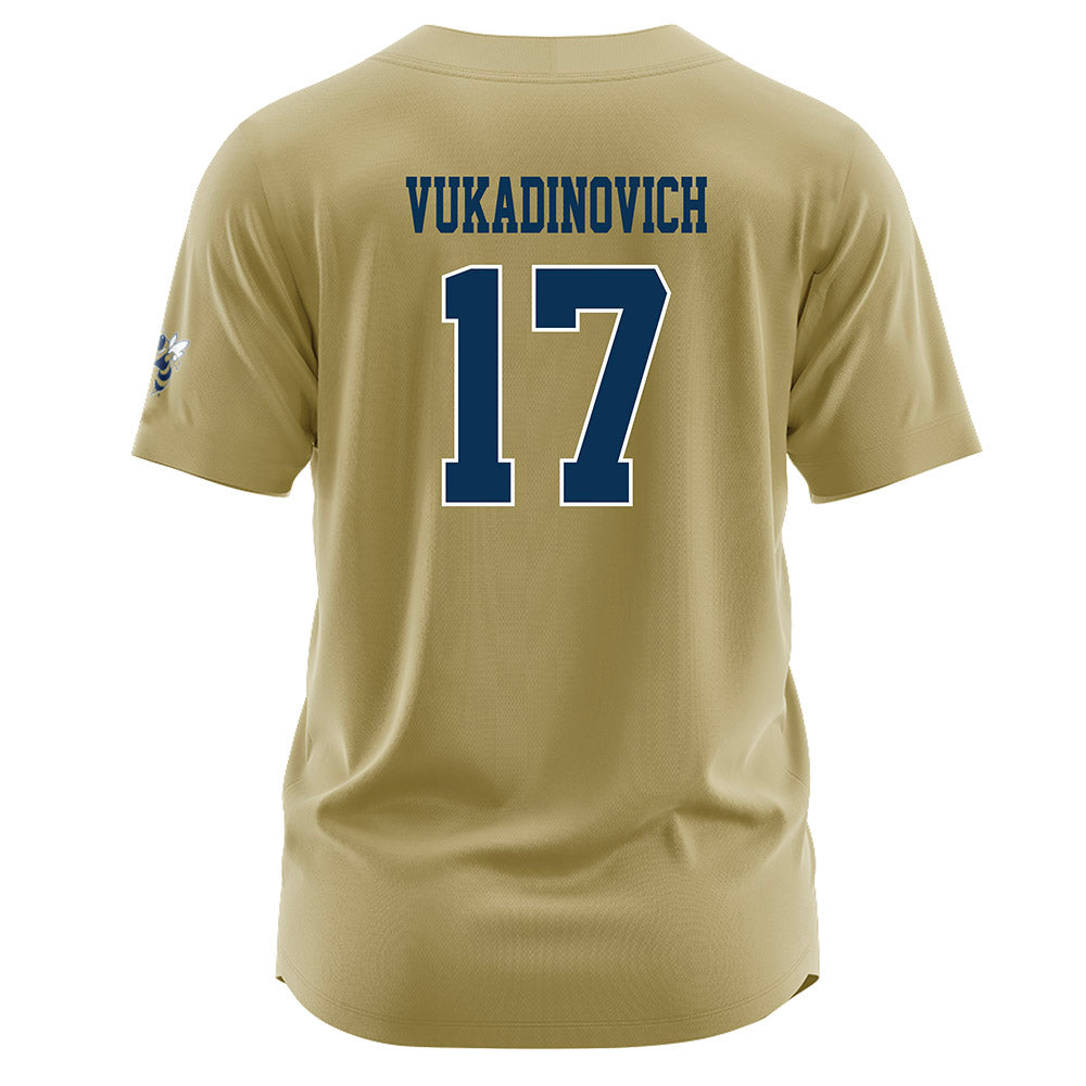 Georgia Tech - NCAA Softball : Paige Vukadinovich - Gold Jersey-1