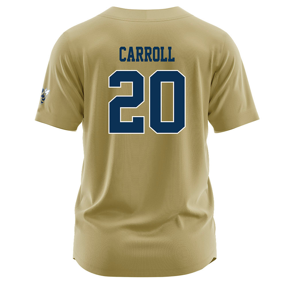 Georgia Tech - NCAA Softball : Paige Carroll - Gold Jersey-1