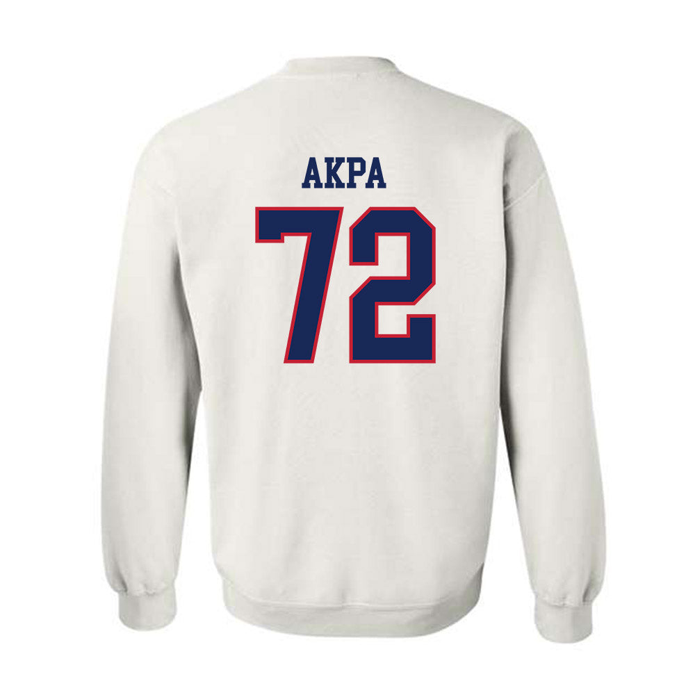 Arizona - NCAA Football : Louis Akpa - Classic Shersey Crewneck Sweatshirt-1