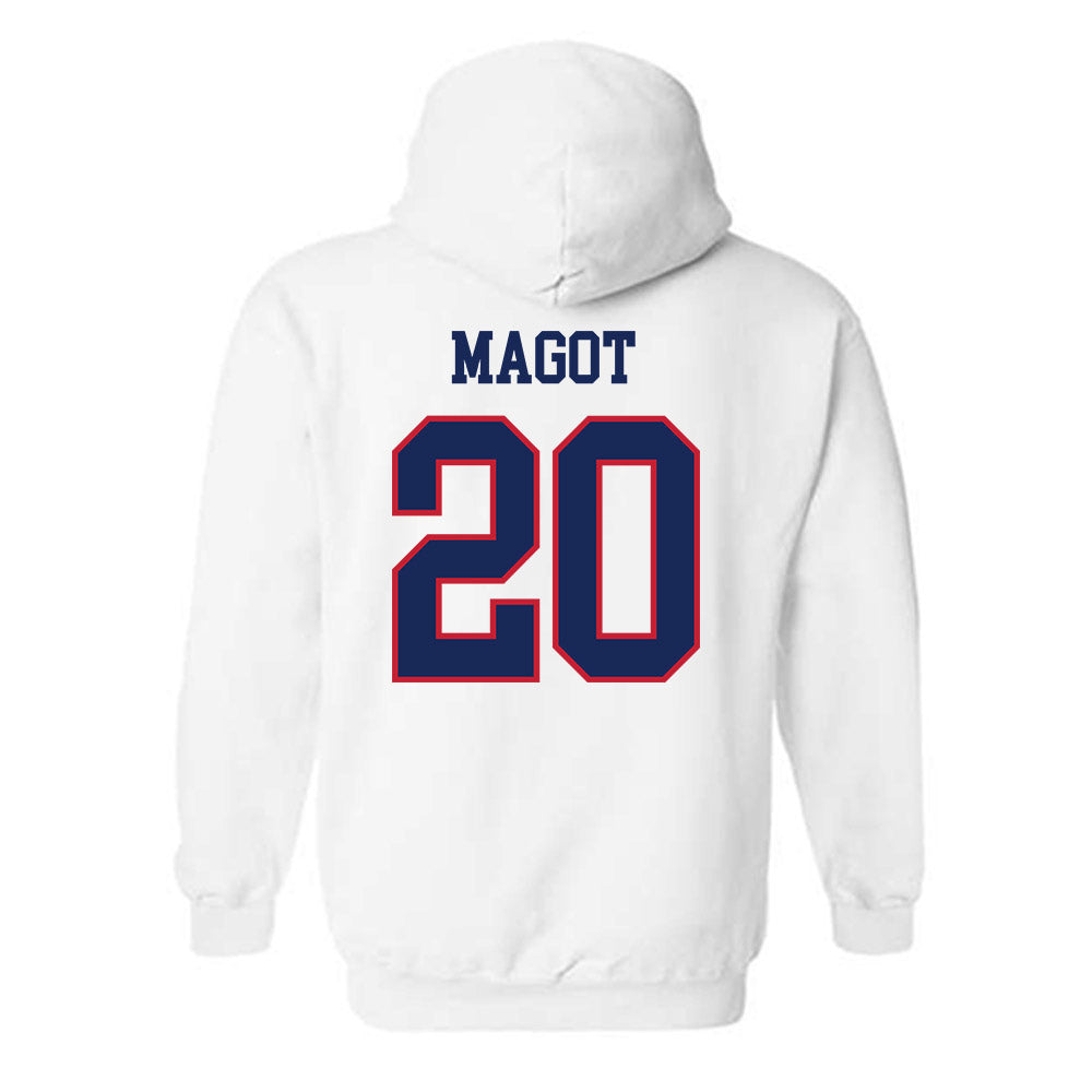 Arizona - NCAA Women's Basketball : Achol Magot - Classic Shersey Hooded Sweatshirt-1
