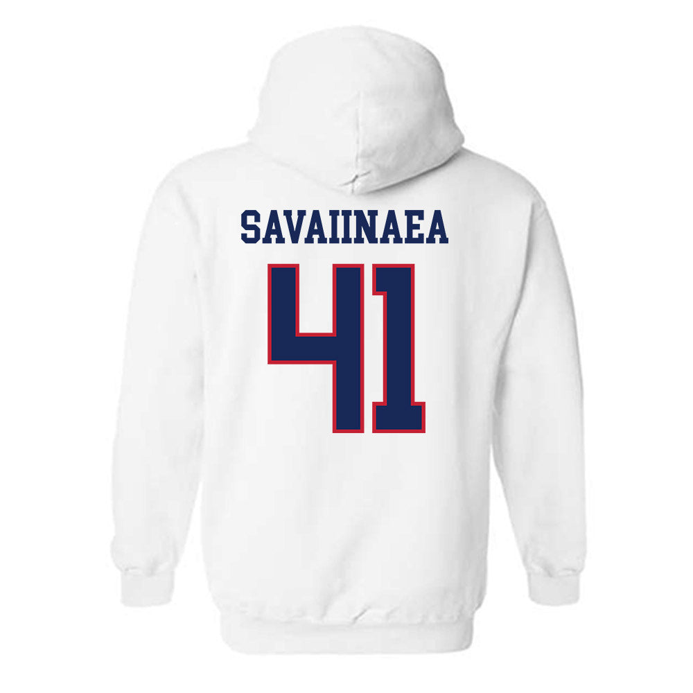 Arizona - NCAA Football : Julian Savaiinaea - Classic Shersey Hooded Sweatshirt-1