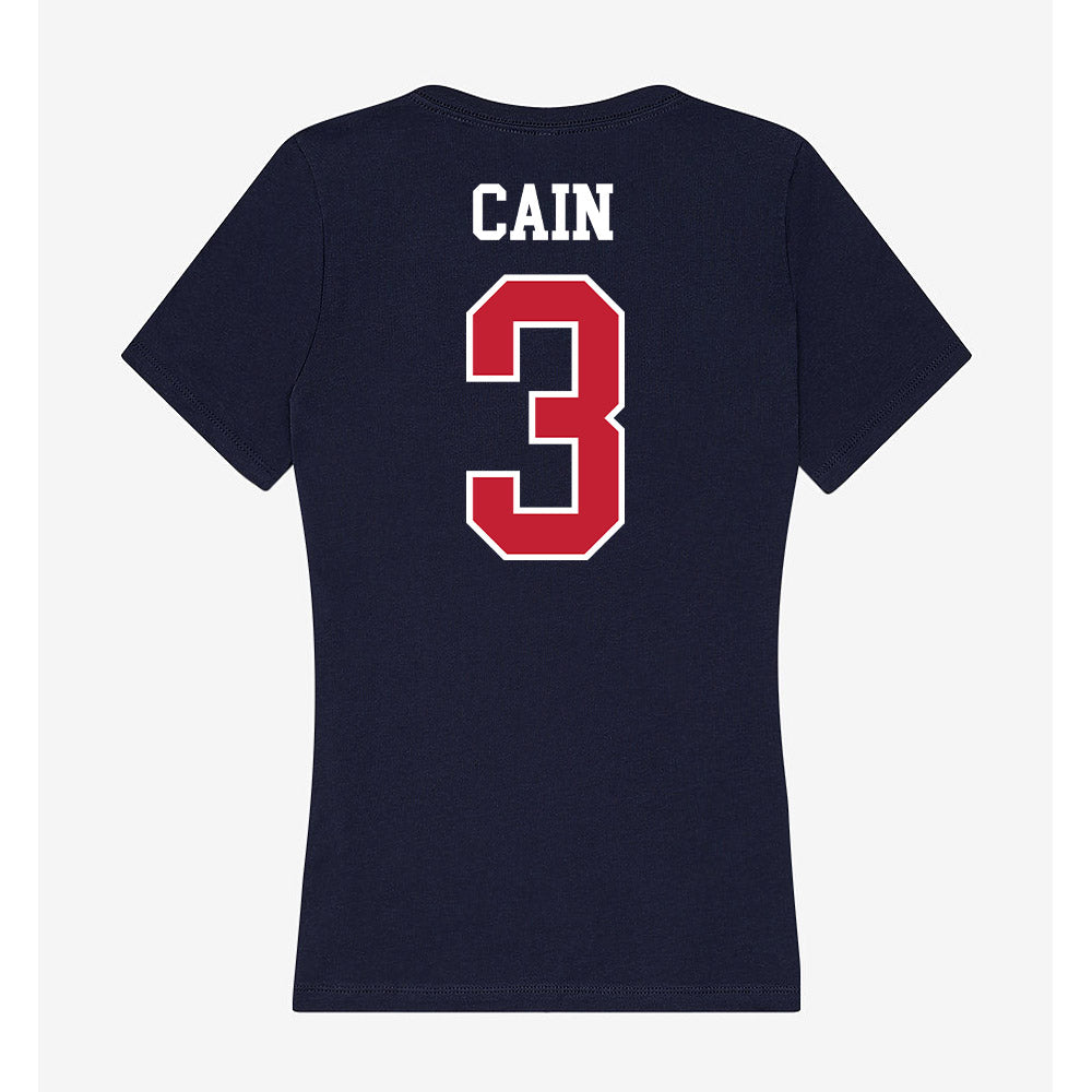 Arizona - NCAA Baseball : Andrew Cain - Classic Shersey Women's V-Neck T-Shirt-1
