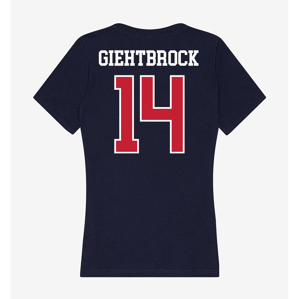 Arizona - NCAA Women's Volleyball : Chloe Giehtbrock - Classic Shersey Women's V-Neck T-Shirt-1