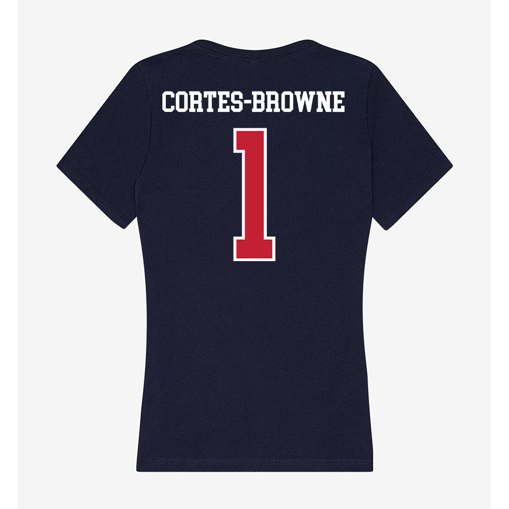 Arizona - NCAA Women's Soccer : Sofia Cortes-Browne - Classic Shersey Women's V-Neck T-Shirt-1