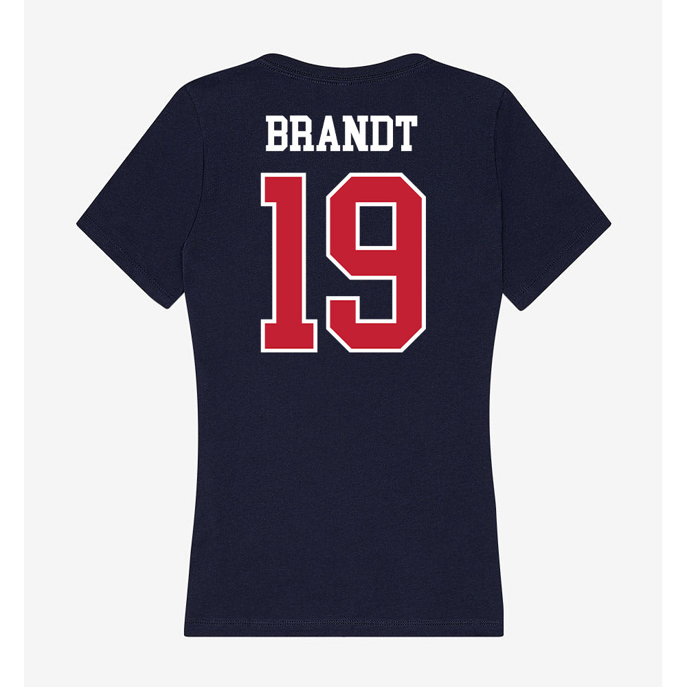 Arizona - NCAA Baseball : Evan Brandt - Classic Shersey Women's V-Neck T-Shirt-1