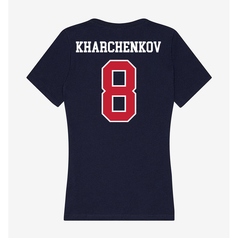 Arizona - NCAA Men's Basketball : Ivan Kharchenkov - Classic Shersey Women's V-Neck T-Shirt-1