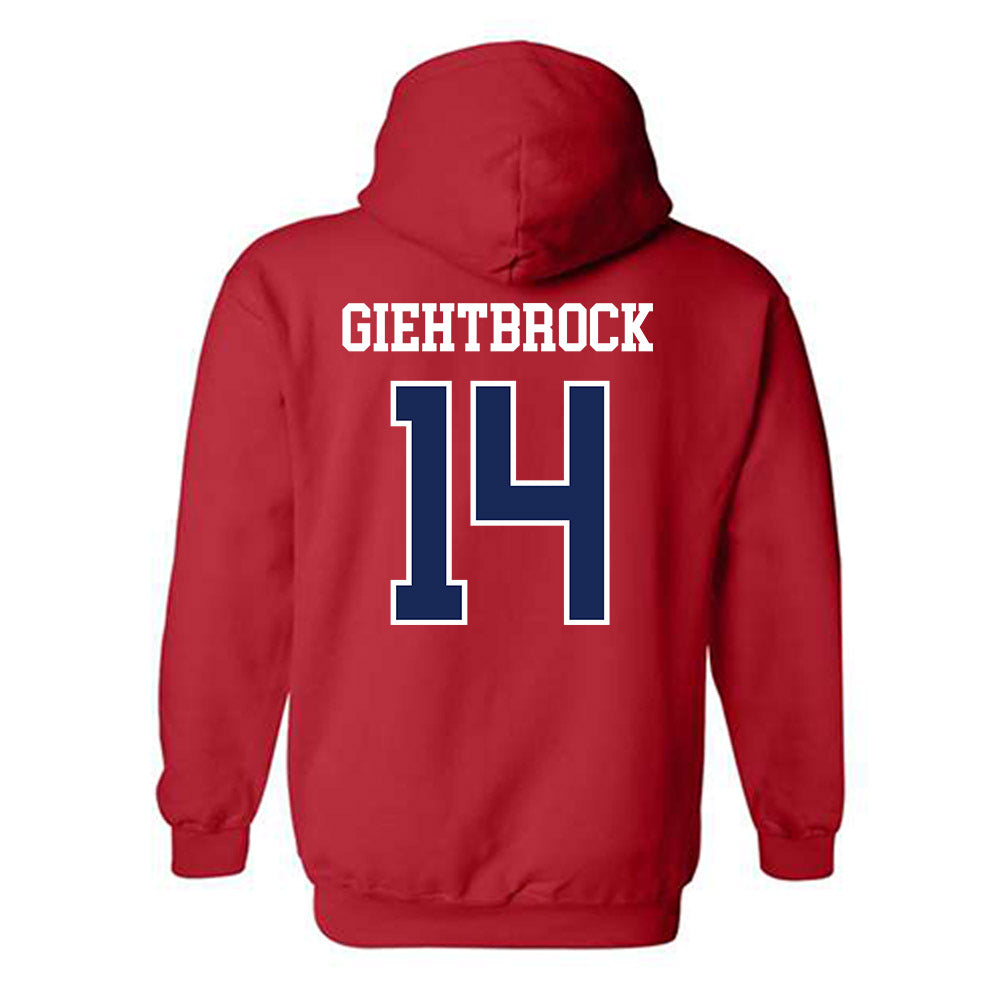 Arizona - NCAA Women's Volleyball : Chloe Giehtbrock - Classic Shersey Hooded Sweatshirt-1