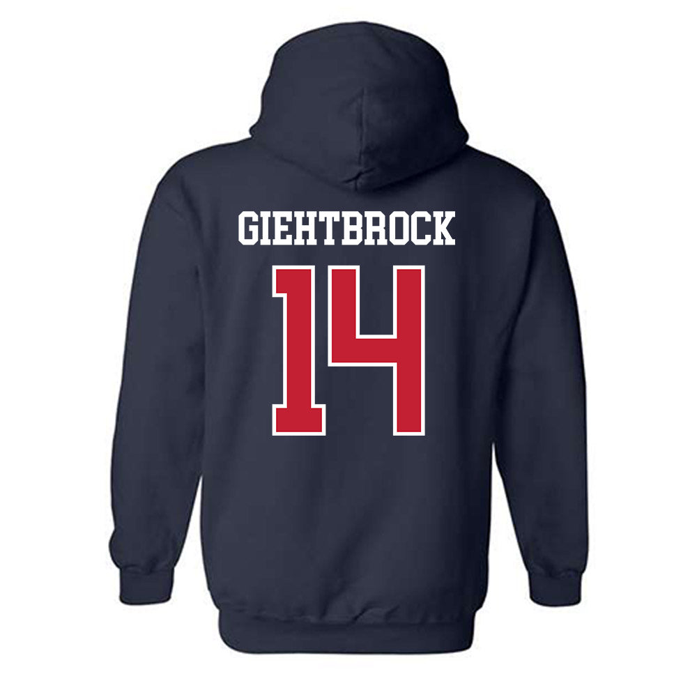 Arizona - NCAA Women's Volleyball : Chloe Giehtbrock - Classic Shersey Hooded Sweatshirt-1
