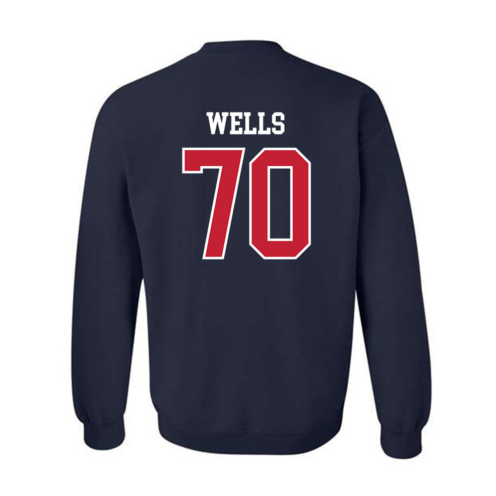 Arizona - NCAA Football : Zarius Wells - Classic Shersey Crewneck Sweatshirt-1