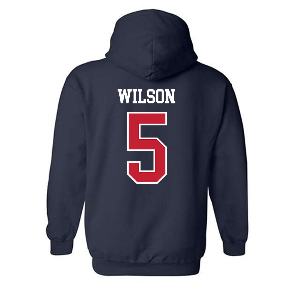 Arizona - NCAA Women's Volleyball : Jordan Wilson - Classic Shersey Hooded Sweatshirt-1