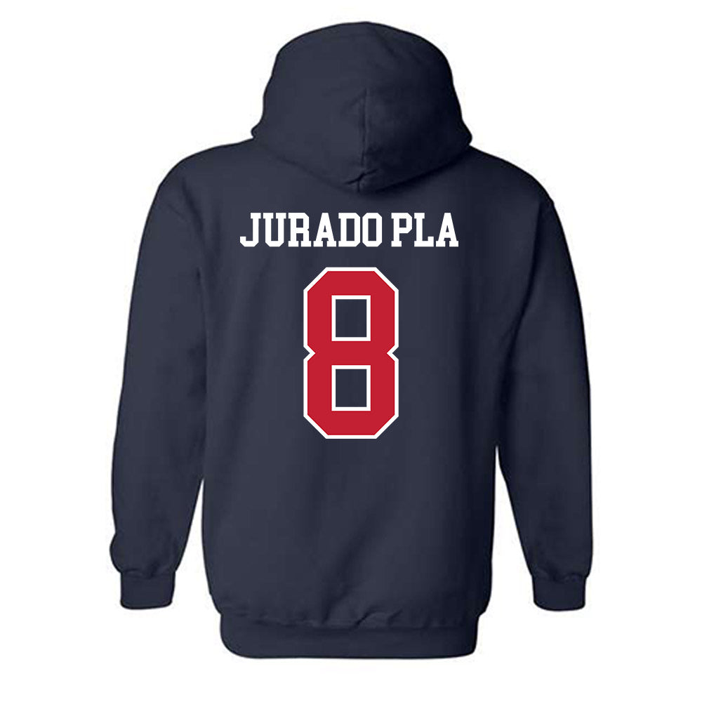 Arizona - NCAA Women's Basketball : Mireia Jurado Pla - Classic Shersey Hooded Sweatshirt-1