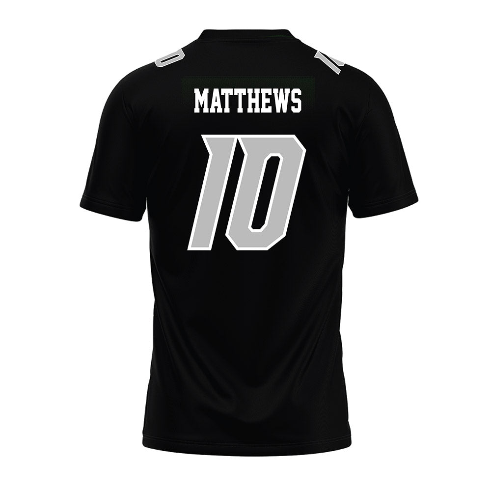 Delaware - NCAA Football : Blake Matthews - Black Premium Football Jersey-1