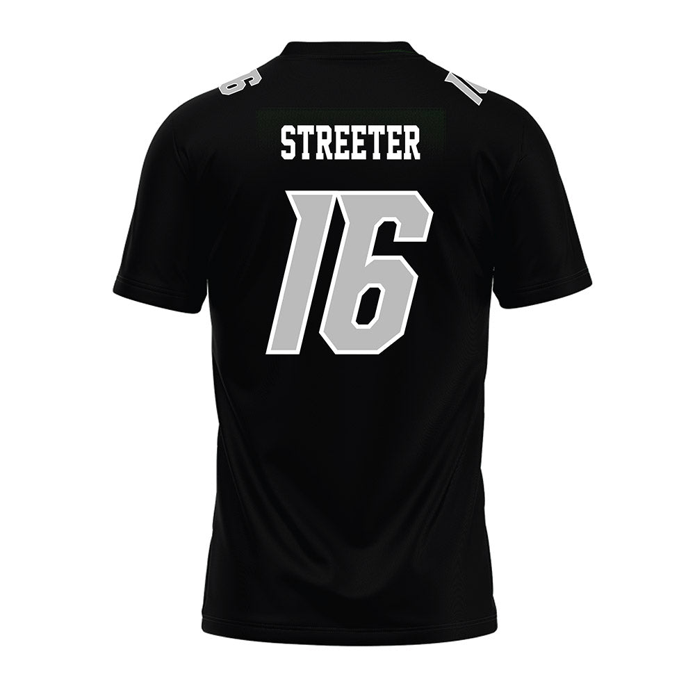 Delaware - NCAA Football : Braden Streeter - Black Premium Football Jersey-1