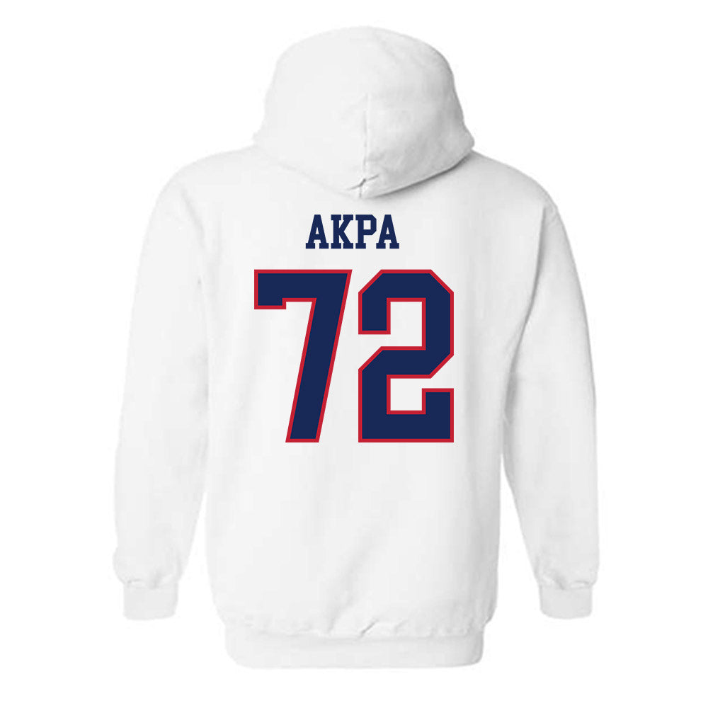 Arizona - NCAA Football : Louis Akpa - Classic Shersey Hooded Sweatshirt-1