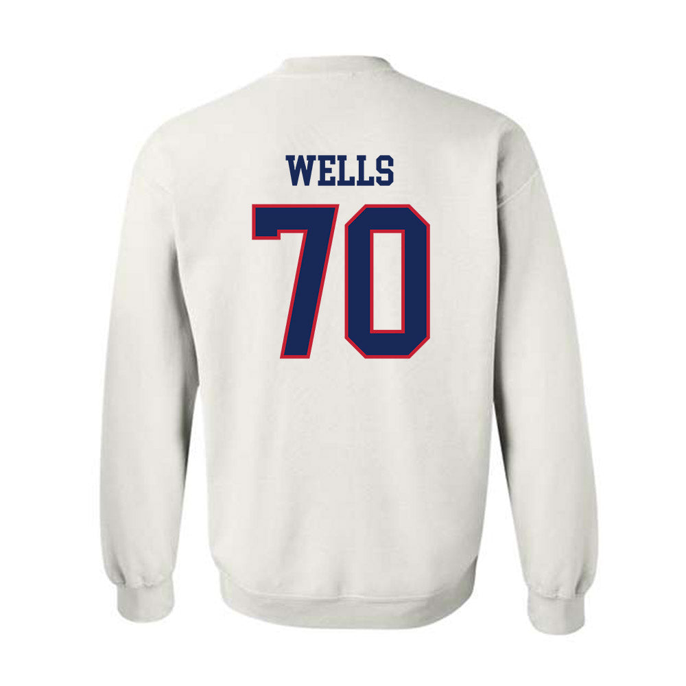 Arizona - NCAA Football : Zarius Wells - Classic Shersey Crewneck Sweatshirt-1
