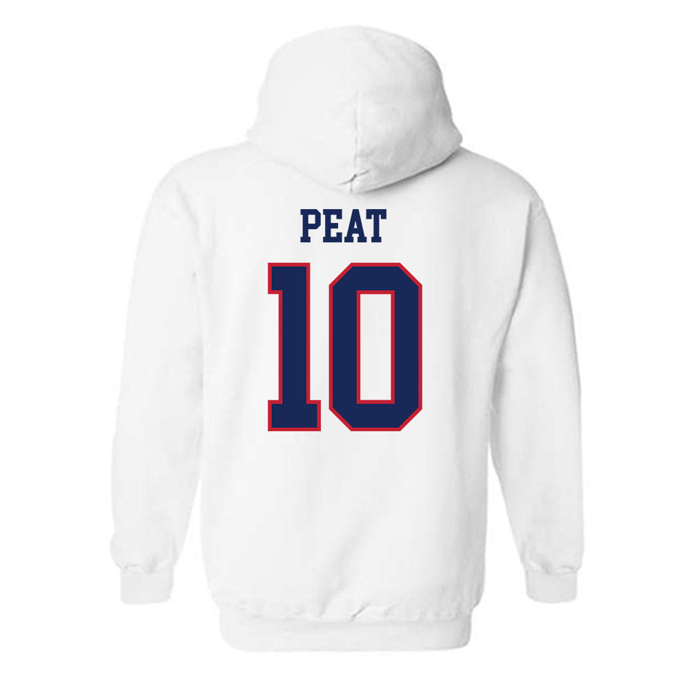 Arizona - NCAA Men's Basketball : Koa Peat - Classic Shersey Hooded Sweatshirt-1