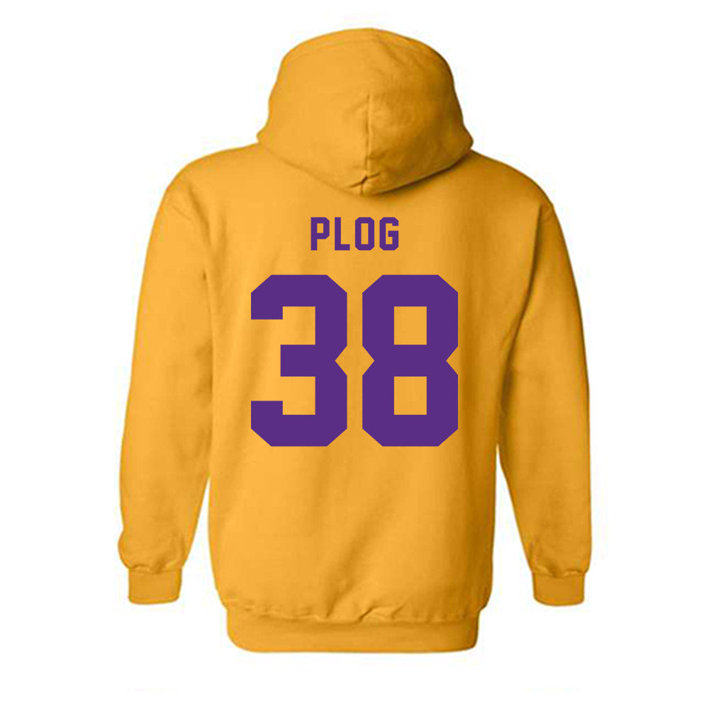 LSU - NCAA Baseball : Ethan Plog - Classic Shersey Hooded Sweatshirt-1