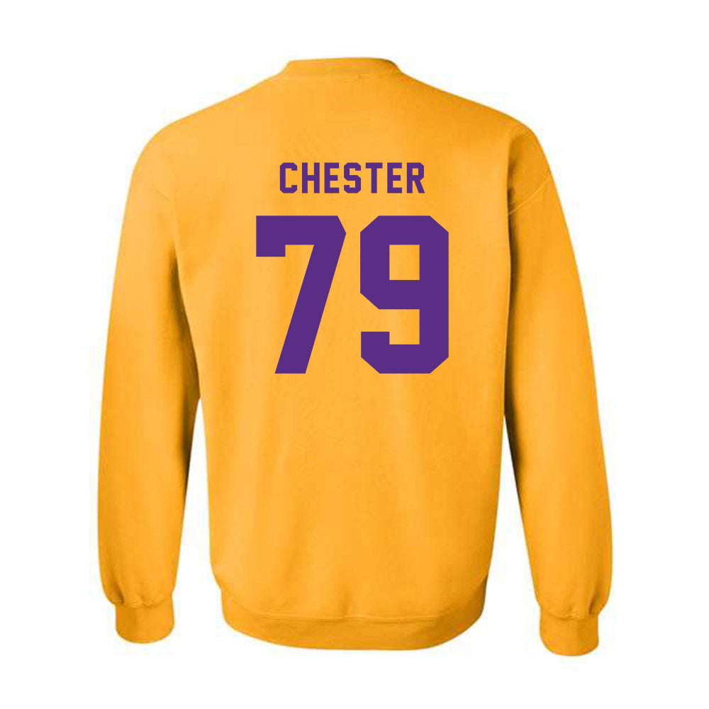 LSU - NCAA Football : DJ Chester - Classic Shersey Crewneck Sweatshirt-1