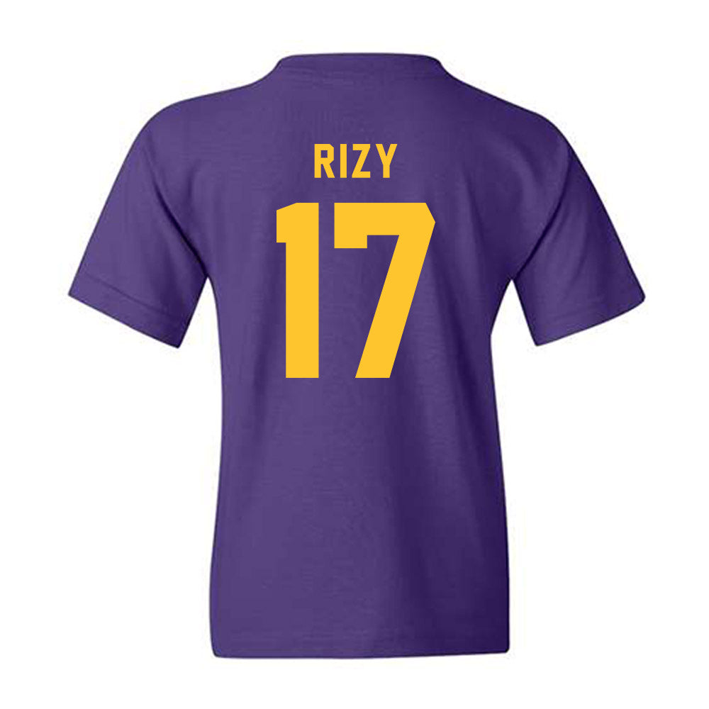 LSU - NCAA Baseball : Mavrick Rizy - Classic Shersey Youth T-Shirt-1