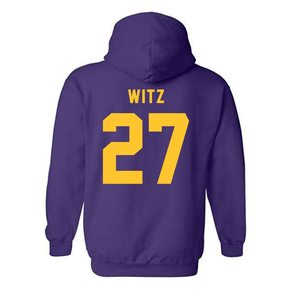 LSU - NCAA Women's Soccer : Morgan Witz - Classic Shersey Hooded Sweatshirt-1