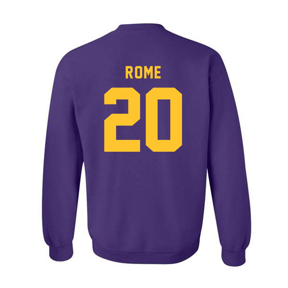 LSU - NCAA Women's Volleyball : Mika Rome - Classic Shersey Crewneck Sweatshirt-1