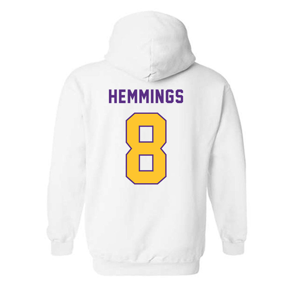 LSU - NCAA Women's Volleyball : Ella Hemmings - Classic Shersey Hooded Sweatshirt-1