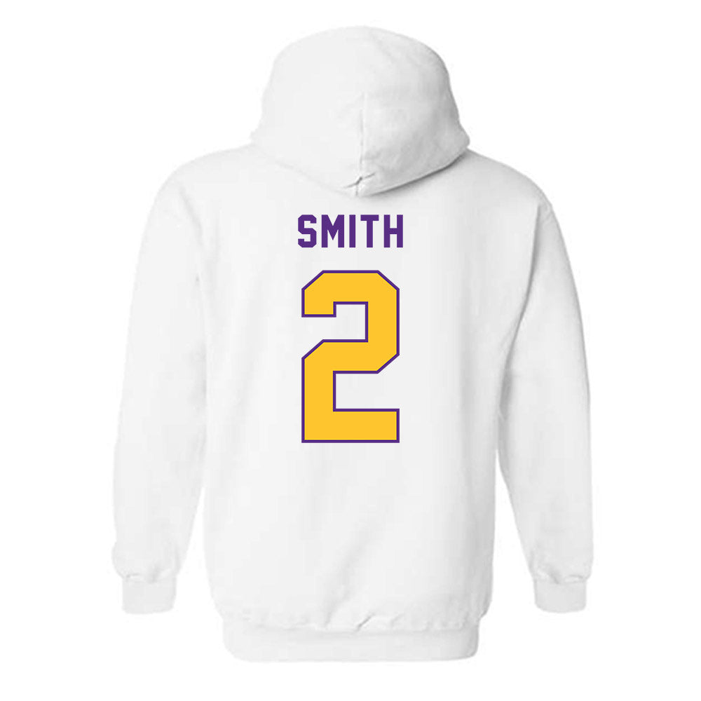 LSU - NCAA Women's Volleyball : Tireh Smith - Classic Shersey Hooded Sweatshirt-1