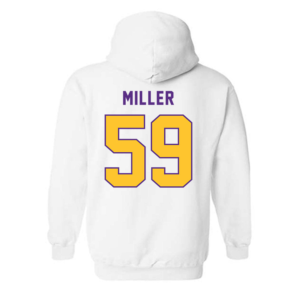 LSU - NCAA Football : Tyler Miller - Classic Shersey Hooded Sweatshirt-1