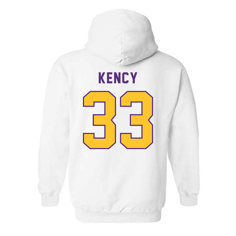 LSU - NCAA Football : David Kency - Classic Shersey Hooded Sweatshirt-1