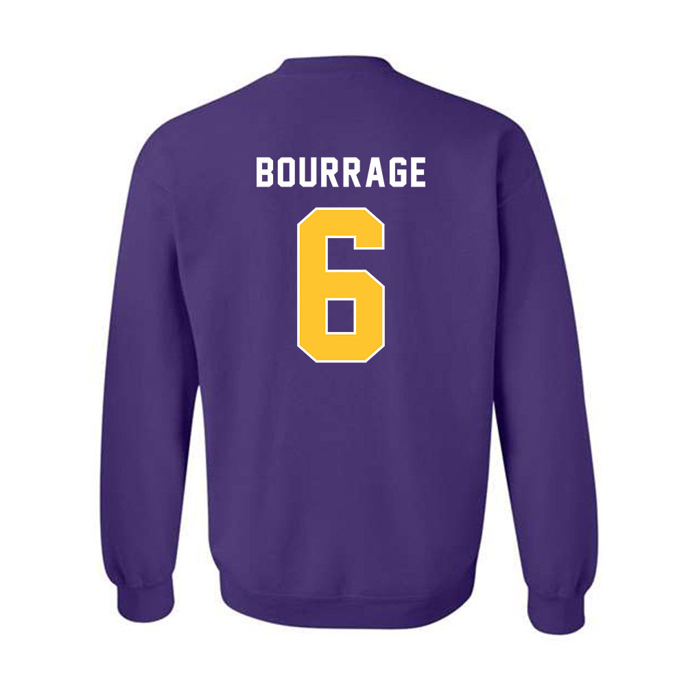 LSU - NCAA Women's Basketball : Divine Bourrage - Classic Shersey Crewneck Sweatshirt-1