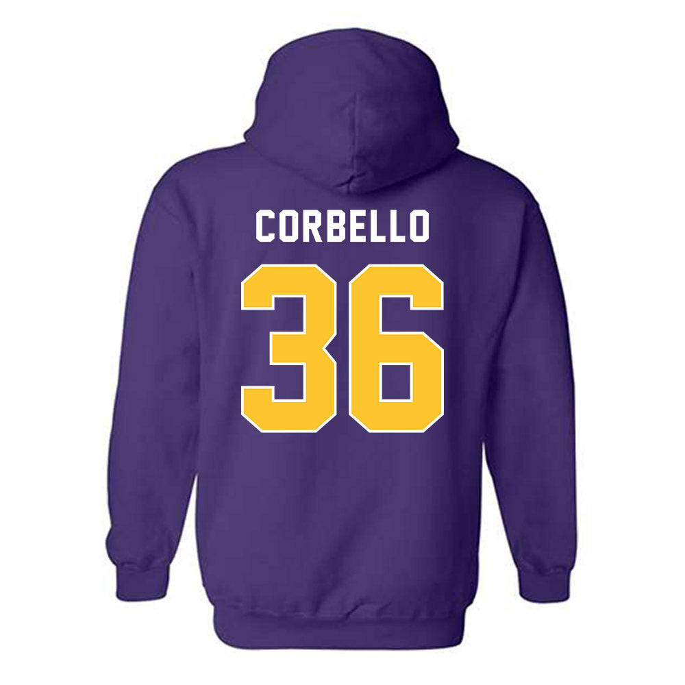 LSU - NCAA Football : Aidan Corbello - Classic Shersey Hooded Sweatshirt-1